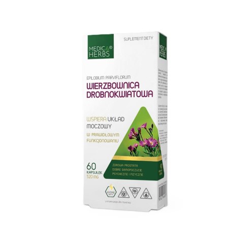 MEDICA HERBS Wierzbownica drobnokwiatowa 520mg, 60 kaps.