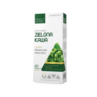 MEDICA HERBS Zielona kawa 550mg, 60 kaps.
