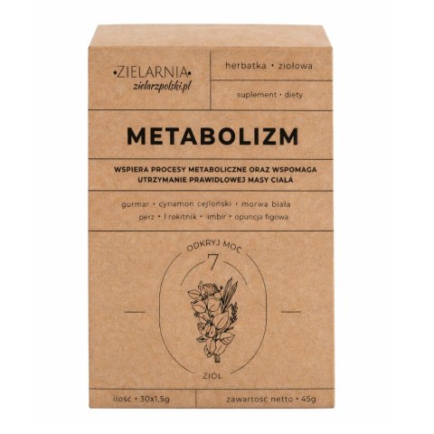 METABOLIZM Fix 30x1,5g - wsparcie dla przemiany materii ZIELARZPOLSKI.PL