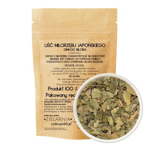 Miłorząb liść 50g ZIELARZPOLSKI.PL