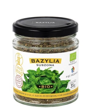 PIĘĆ PRZEMIAN Bazylia suszona bezglutenowa BIO 35g