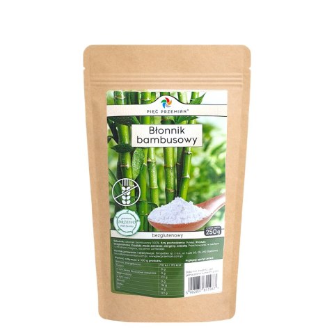 PIĘĆ PRZEMIAN Błonnik bambusowy bezglutenowy 250g