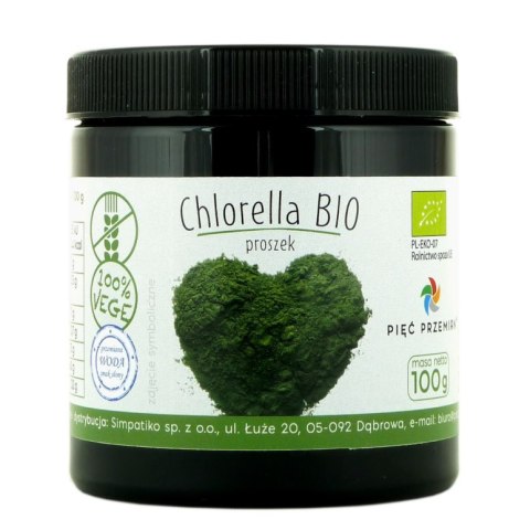 PIĘĆ PRZEMIAN Chlorella BIO proszek 100g