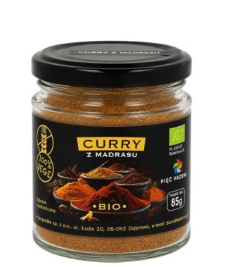 PIĘĆ PRZEMIAN Curry z Madrasu bezglutenowe BIO 85g
