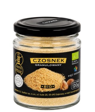 PIĘĆ PRZEMIAN Czosnek granulowany bezglutenowy BIO 120g