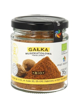 PIĘĆ PRZEMIAN Gałka muszkatołowa mielona BIO 70g