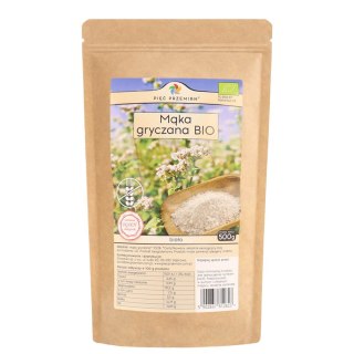 PIĘĆ PRZEMIAN Mąka gryczana BIAŁA bezglutenowa BIO 500g
