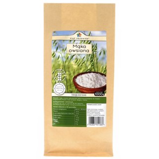 PIĘĆ PRZEMIAN Mąka owsiana bezglutenowa pełnoziarnista 1000g