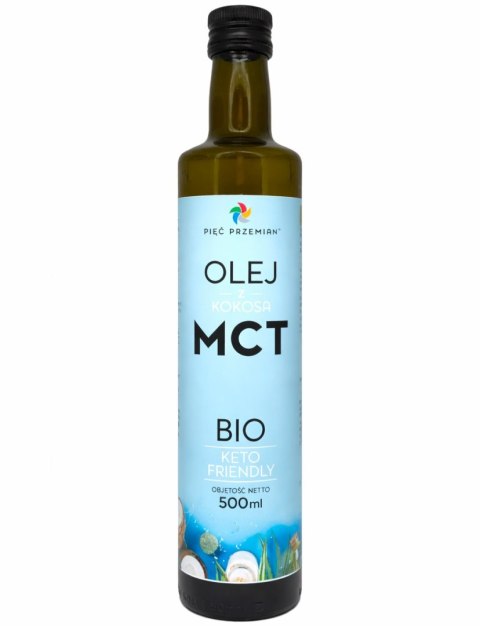 PIĘĆ PRZEMIAN Olej MCT z kokosa BIO 500ml