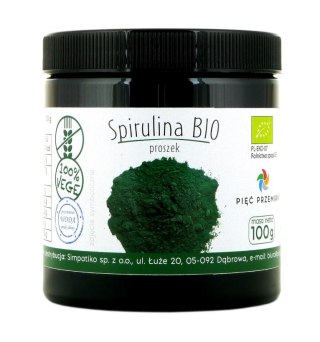 PIĘĆ PRZEMIAN Spirulina BIO proszek 100g