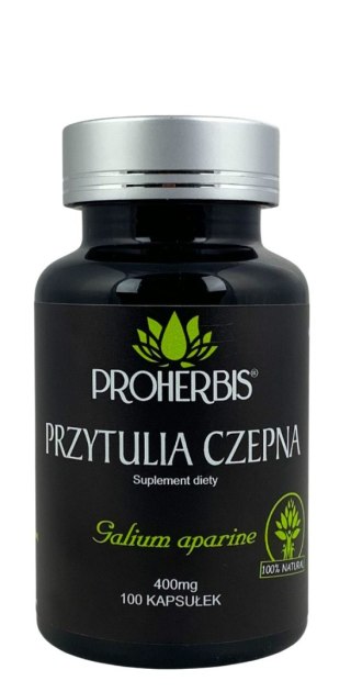 PROHERBIS Przytulia czepna 400mg, 100 kapsułek