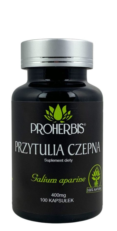 PROHERBIS Przytulia czepna 400mg, 100 kapsułek