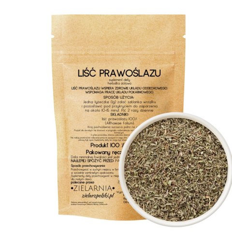 Prawoślaz liść 50g ZIELARZPOLSKI.PL