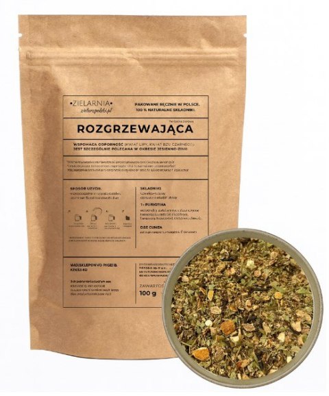 Rozgrzewająca - herbatka ziołowa 100g ZIELARZPOLSKI.PL
