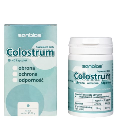 SANBIOS Colostrum 420mg, 60kaps.