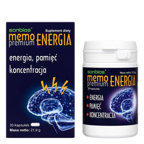 SANBIOS Memoenergia premium 30 kaps.