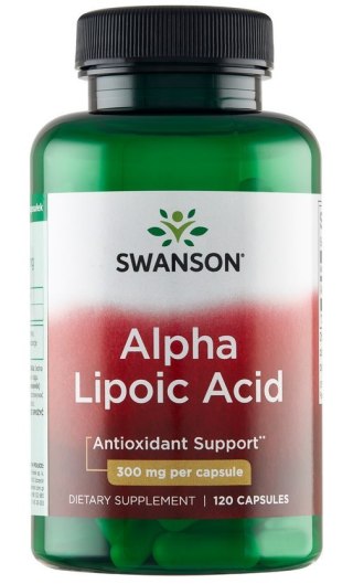 SWANSON Alpha Lipoic Acid 300mg, 120kaps. - kwas alfa liponowy