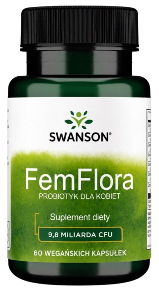 SWANSON FemFlora - probiotyk dla kobiet 60kaps.