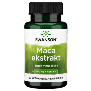 SWANSON Maca ekstrakt 500mg, 60kaps.
