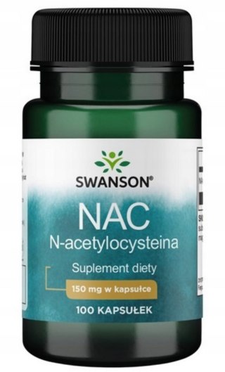 SWANSON NAC N-Acetylocysteina 150mg, 100kaps.