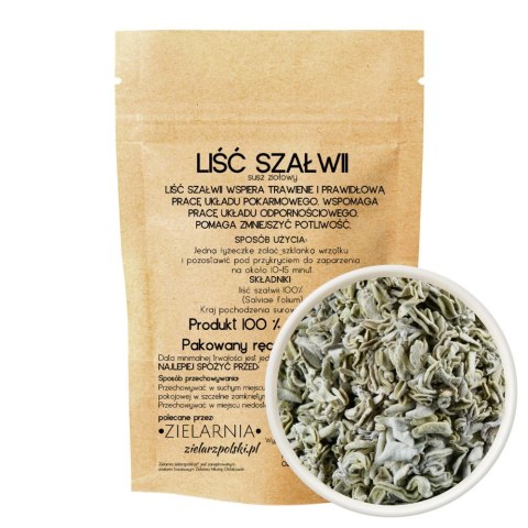 Szałwia liść 50g ZIELARZPOLSKI.PL