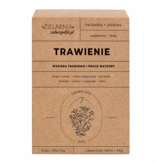 TRAWIENIE Fix 30x1,5g (zaparcia, wzdęcia) ZIELARZPOLSKI.PL