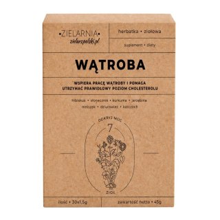 WĄTROBA Fix 30x1,5g (wątroba, cholesterol) ZIELARZPOLSKI.PL
