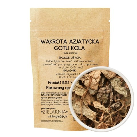Wąkrotka azjatycka gotu kola 50g ZIELARZPOLSKI.PL
