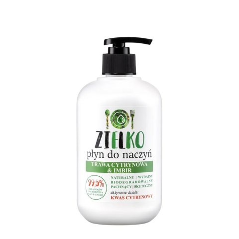 ZIELKO Płyn do mycia naczyń Trawa Cytrynowa i Imbir 500ml