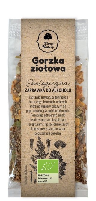 Zaprawka do alkoholu Gorzka ziołowa BIO 20g DARY NATURY