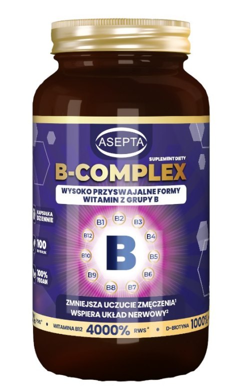 ASEPTA Witamina B-Complex 100 kaps.