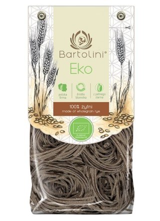 BARTOLINI Makaron żytni gniazda (tagliatelle) BIO 250g