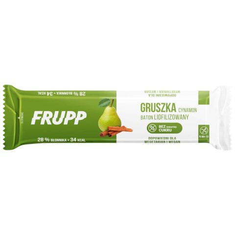 Baton liofilizowany FRUPP gruszka-cynamon bezglutenowy 10g CELIKO