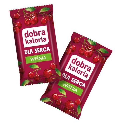 DOBRA KALORIA Mini batoniki DLA SERCA wiśnia + tiamina, magnez, rhodiola 6x17g KUBARA