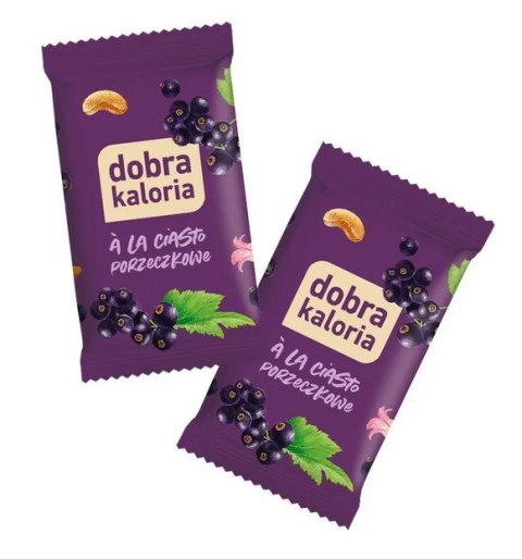 DOBRA KALORIA Mini batoniki a'la ciasto porzeczkowe z nerkowców (6x17g) KUBARA