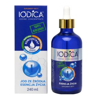 IODICA Naturalny koncentrat jodu 240ml butelka szklana + pipeta