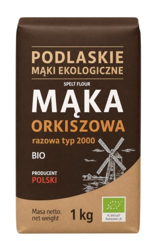 Mąka orkiszowa razowa typ 2000 BIO 1kg BIOLIFE - PODLASKIE EKOLOGICZNE