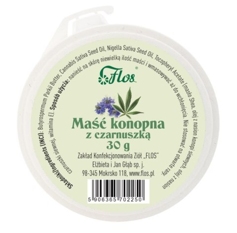 Maść konopna z czarnuszką 30g FLOS