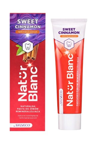 NATUR BLANC Pasta do zębów SWEET CINNAMON remineralizująca 100ml SYLVECO