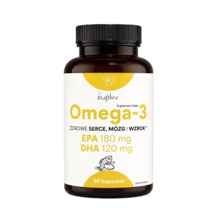 Omega-3 1000mg, 90kaps. SUPLIIV