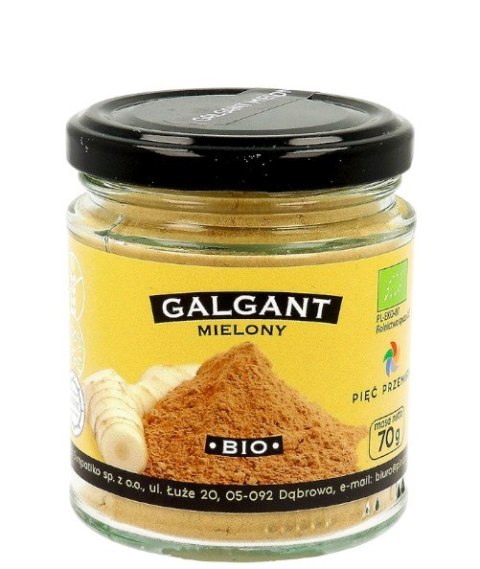 PIĘĆ PRZEMIAN Galgant mielony bezglutenowy BIO 70g