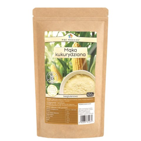 PIĘĆ PRZEMIAN Mąka kukurydziana bezglutenowa 500g