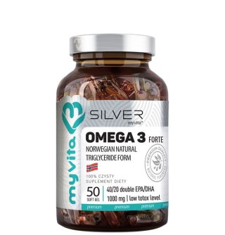 SILVER Omega 3 Forte 1000mg (400 EPA, 200 DHA) 50 kaps. MyVita