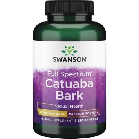 SWANSON Catuaba bark 465mg, 120 kaps.
