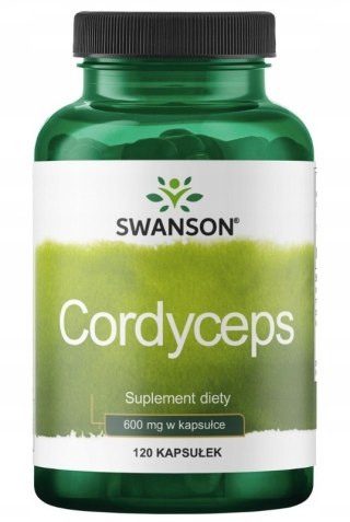 SWANSON Cordyceps 600mg, 120 kaps.
