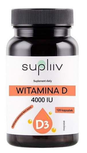 Witamina D3 4000IU 120kaps. SUPLIIV