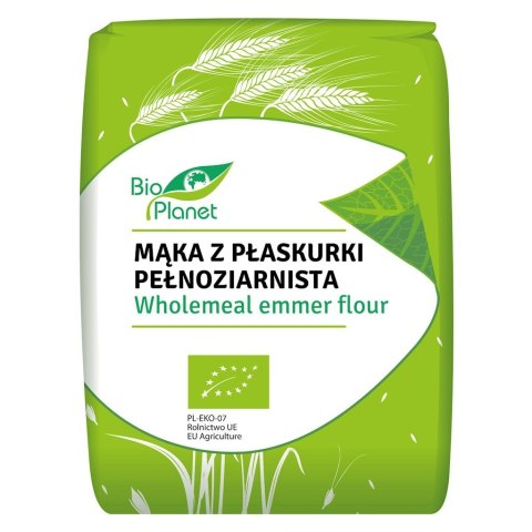 BIO PLANET Mąka z płaskurki pełnoziarnista BIO 1 kg