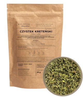 Czystek kreteński premium 50g ZIELARZPOLSKI.PL