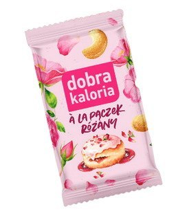 DOBRA KALORIA Mini batoniki a'la pączek różany z nerkowcami (6x17g) KUBARA