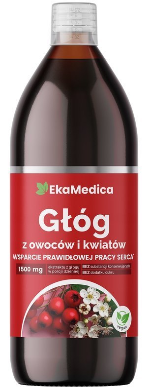 EkaMedica Głóg z owoców i kwiatów 1l